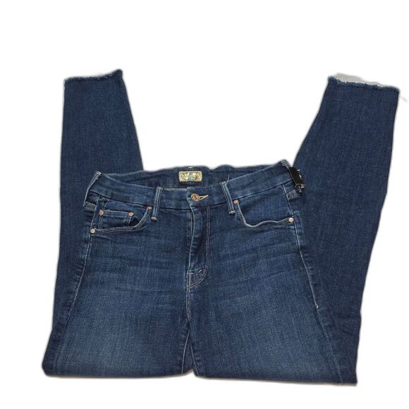 Mother Denim Looker Ankle Fray, Girl Crush, As Seen On Martha Hunt Size: 27 - Picture 4 of 9